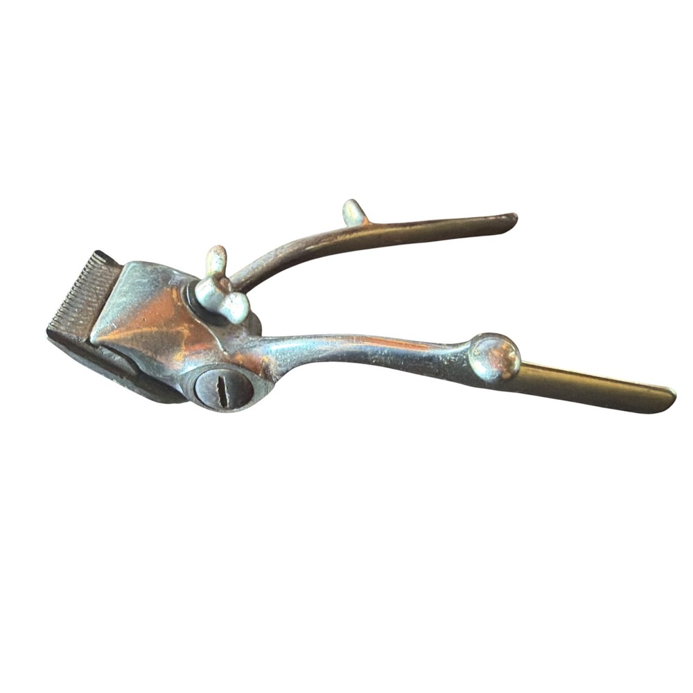 Vintage Marine 000 Manual Hand Hair Clippers Antique Barber Grooming Tool